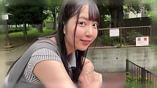 Cute Japanese Amateur Gives Super Sloppy Full Body Lick Handjob Blowjob