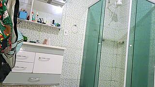 Bbw Brazilian Housewife Big Tits Ass Pussy Bath Seduction