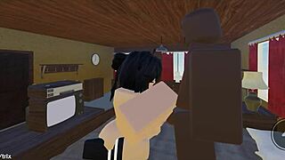 ROBLOX SLUT CRAVES BBC And SERVES MASTER'S MONSTER COCK Hungrily!
