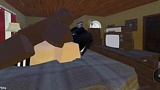 ROBLOX SLUT CRAVES BBC And SERVES MASTER'S MONSTER COCK Hungrily!