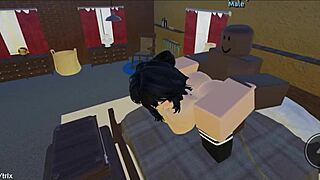 ROBLOX SLUT CRAVES BBC And SERVES MASTER'S MONSTER COCK Hungrily!