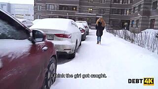 hey, debt4k collector savoring debtor's tender mouth and smooth intimacy