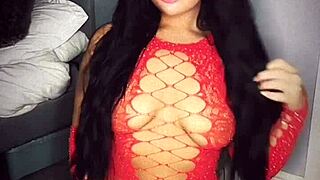 Horny British Brunette Teen Slut Squirts On Webcam In Solo Toy Play