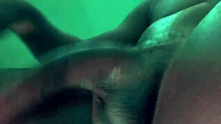 Sneak Peek Horny African Breeder Strokes Oiled BBC Till Busting Cumshot