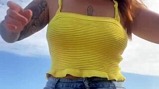 Bikini Splits Swollen Pussy Lips Wide Open!