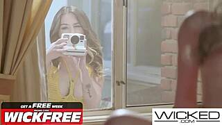 Busty Brunette And Juicy Blonde Fucked Hard In Wild Threesome