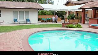 hey curvaceous Bella Blu, ready for oiled pussy massage fun?