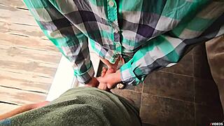 quick public creampie in soaked panties close up
