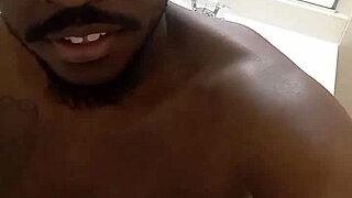 mirror selfie solo ass spread leads to squirting orgasm