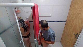 Shocked discovering his wild deepthroat domination play