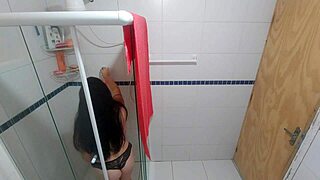 Shocked discovering his wild deepthroat domination play