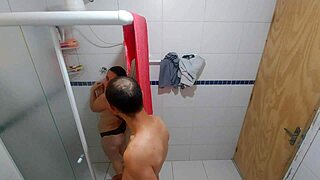 Shocked discovering his wild deepthroat domination play