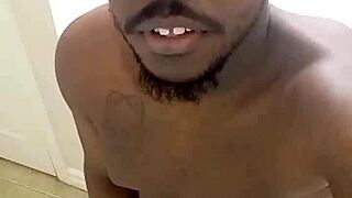 mirror selfie solo ass spread leads to squirting orgasm