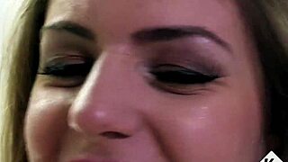 Beautiful Stella Cox Swallows Three Monster Cocks Cum Loads!