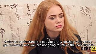 hey, debt4k collector savoring debtor's tender mouth and smooth intimacy