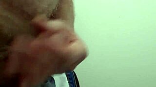 RUSTYAS1 STROKES SMALL COCK In PUBLIC TOILET, Cumming Hard Solo!