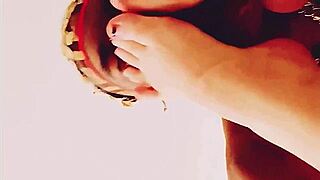 wanna lick between my toes before bareback ass ride?