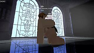 Cathedral Roblox Fuck with Prostitute Unleashes Wild Passion!