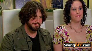 We're Bisexual Swingers Kissing Softcore Passionately