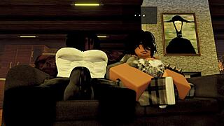 friend's girlfriend drops by and cheats like a total slut 😈💦