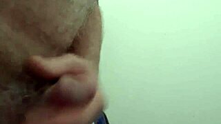 RUSTYAS1 STROKES SMALL COCK In PUBLIC TOILET, Cumming Hard Solo!