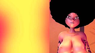 Sexy Thick Tattooed Ebony Bares Her Curves