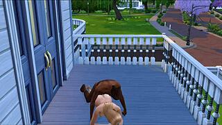 Kate upton sim takes interracial anal creampie in sex tape