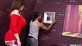 BIG BUTT brunette sa jay RIDES HARD DICK handy man pussy pound