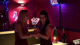 bisexual party girls pay stockings tax with wild group sex