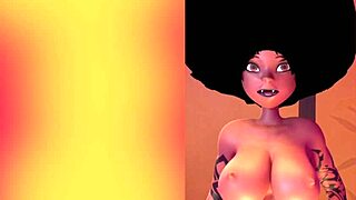 Sexy Thick Tattooed Ebony Bares Her Curves