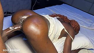 street slut explodes from long hard cock strokes