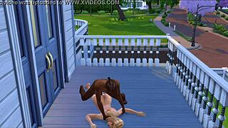 Kate upton sim takes interracial anal creampie in sex tape