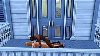 Kate upton sim takes interracial anal creampie in sex tape