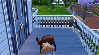 Kate upton sim takes interracial anal creampie in sex tape