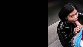 Banging Big Ass Colombian in Elevator Medellin