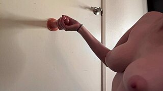 check out artemisia love's big italian tits in this slow horny handjob dildo session