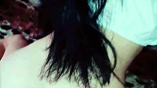 beautiful wife in lingerie bends over for passionate doggystyle pussy fuck pov