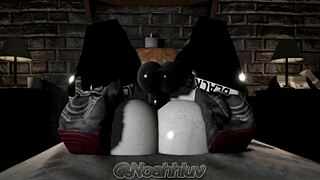 Hung black thug ravages goth boy's virgin ass first time