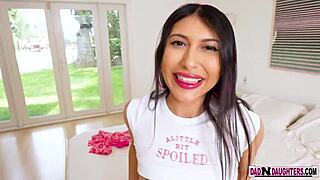 pouty babe rides stepdad cock post-breakup revenge