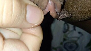 Chubby latina's juicy big wet pussy teases with big clit close-up views