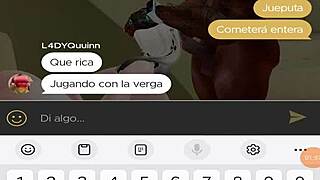 Chilean squirter craves double black cock oral pounding to massive orgasms