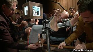 Redhead Blonde Subs Tease Public Hardcore Banging Humiliation