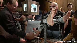 Redhead Blonde Subs Tease Public Hardcore Banging Humiliation