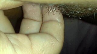 Chubby latina's juicy big wet pussy teases with big clit close-up views
