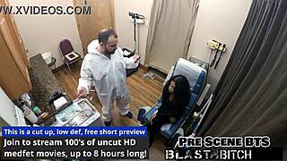 Yesenia's pussy creampied hard in nurse POV cum blast