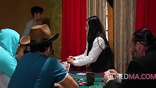 Devilish Payton Preslee Casino Dealer Used Hard