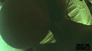 Slim thick ebony nerd glasses rides bbc pov doggystyle cumshot