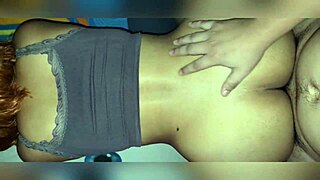 Curvy latina mom bent over balcony railing for intense backyard ass pounding