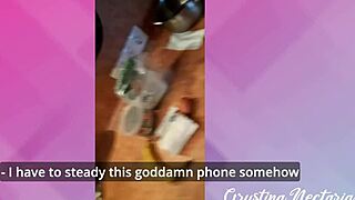 Girlfriend ditches food blog for desk doggystyle pounding moans