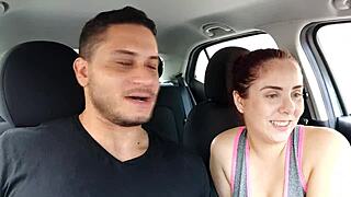 Street Pickup Redhead With Big Tits Gets Bathroom Anal Assfucking And Street Blowjob